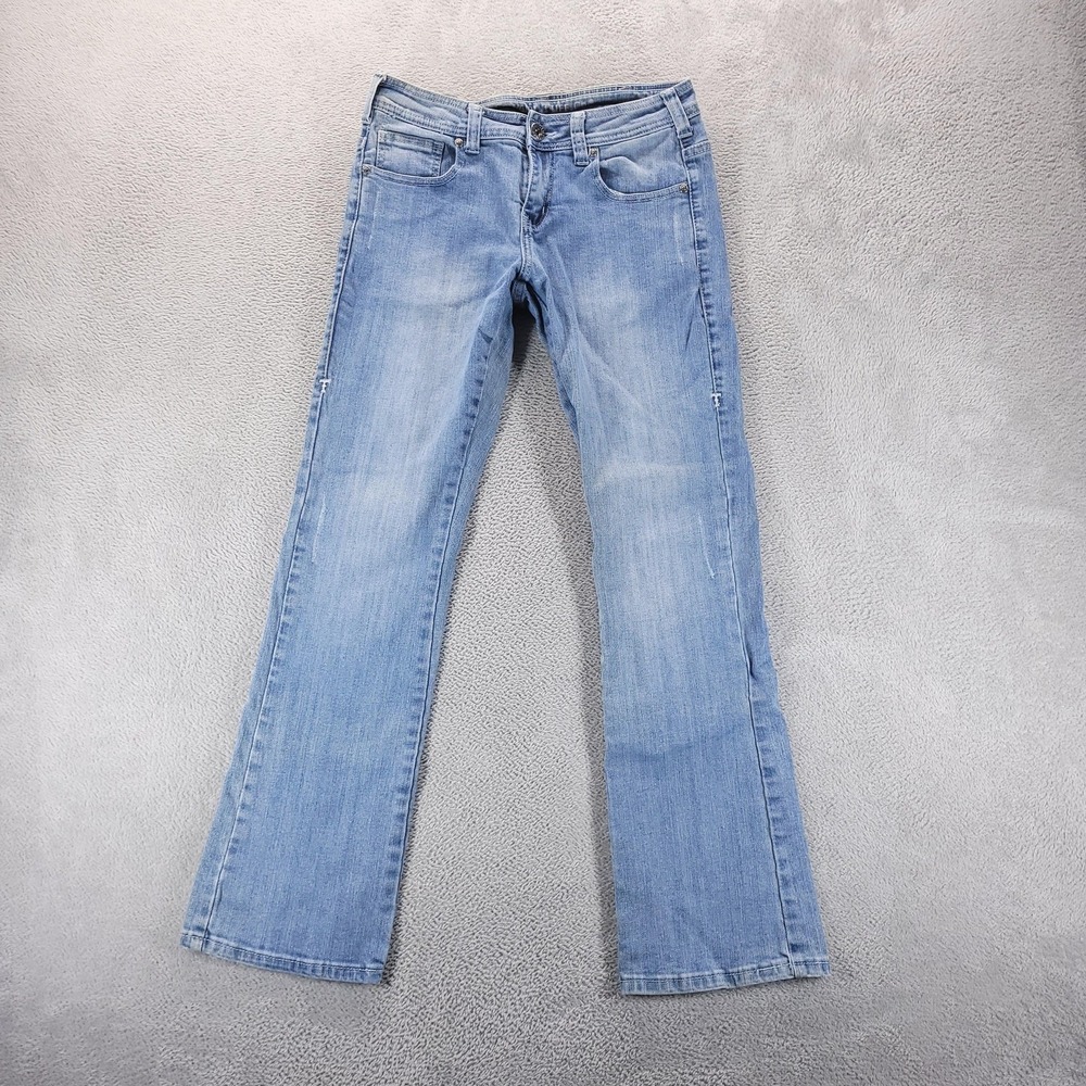 Cowgirl Tuff Jeans Womens 28 Blue Mid Rise Bootcut Stretch Western Cowboy